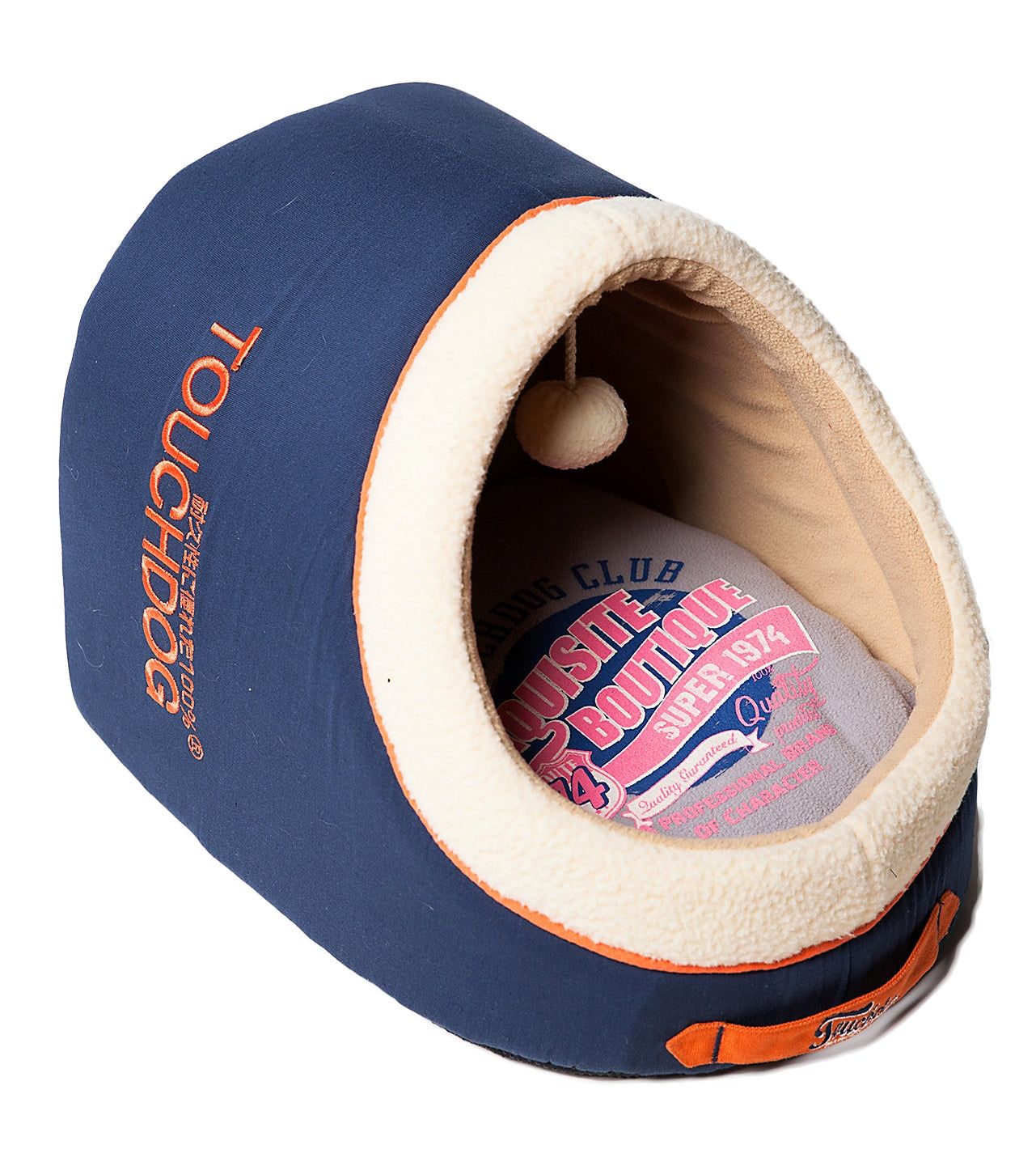 Touchdog Indoor Activeplay Exquisite Panoramic Designer Vintage Emblem Dog Bed(D0102H7Lksu.)