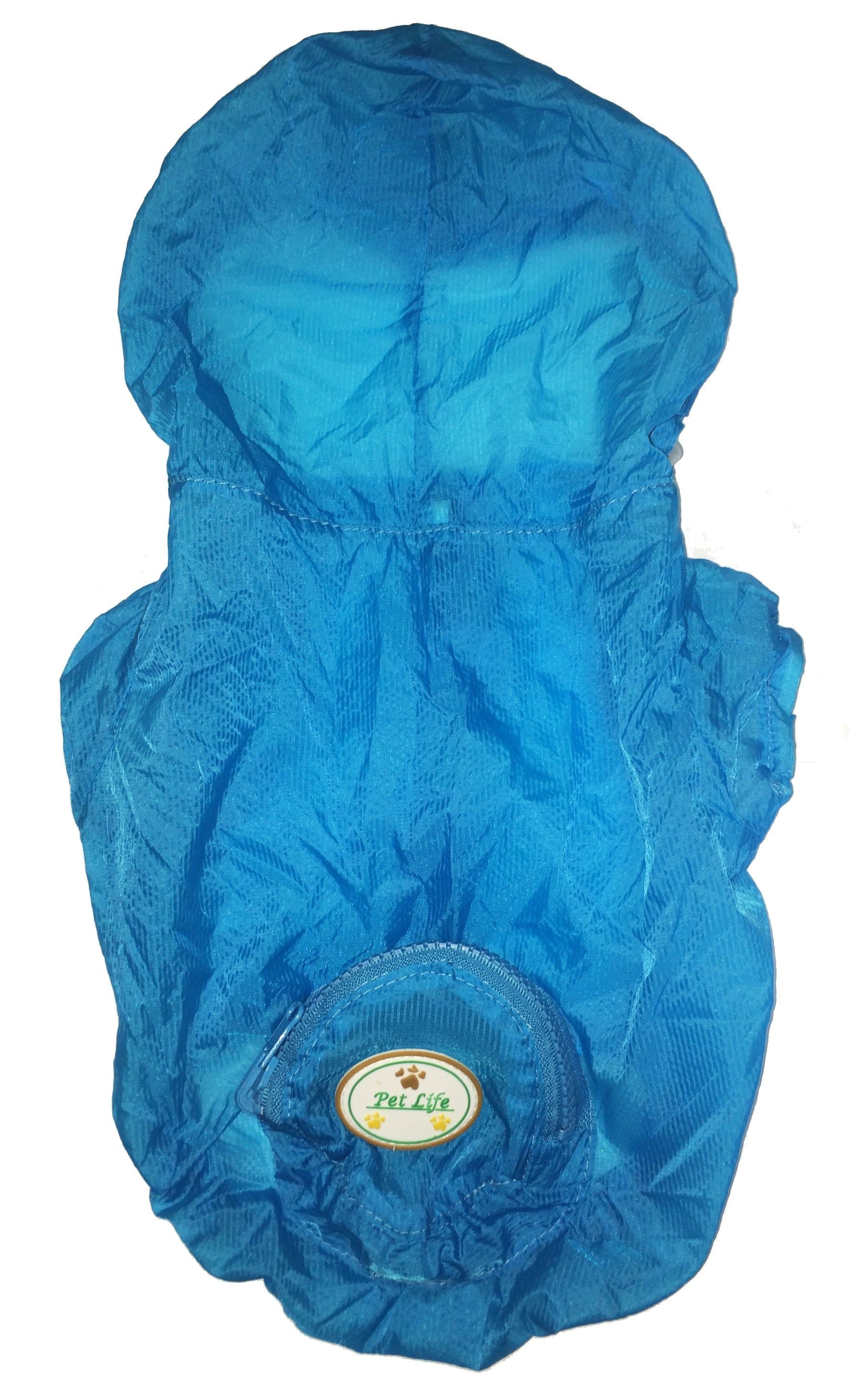 The Ultimate Waterproof Thunderpaw Adjustable Zippered Folding Travel Dog Raincoat(D0102H7Lynv.)