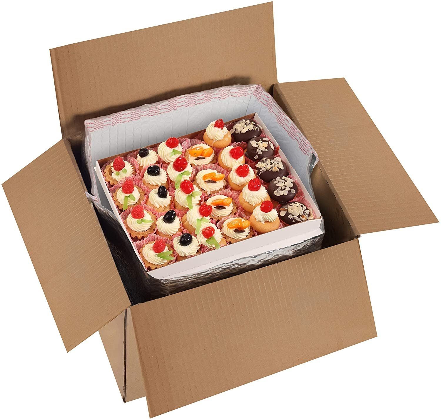 Pack of 5 Thermal Box Liners for 10x10x10 Box Size Metalized Food grade Box Liners with gusseted Bottom 10 x 10 x 10 Insulated B