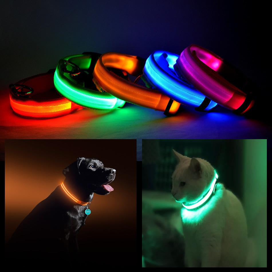 LED PET Safety Halo Style Collar(D0102HEY1FG.)