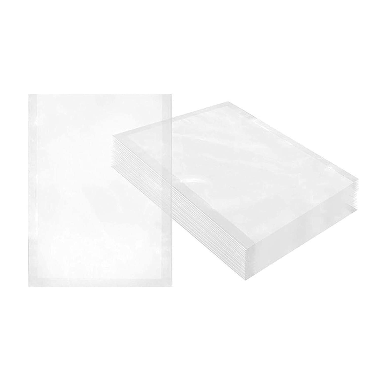 Pack of 1000 Laminated Vacuum Pouches clear 10 x 10 Poly-Nylon Vacuum Food Bags 10x10 Thickness 3 mil Plastic Bags for Packing a
