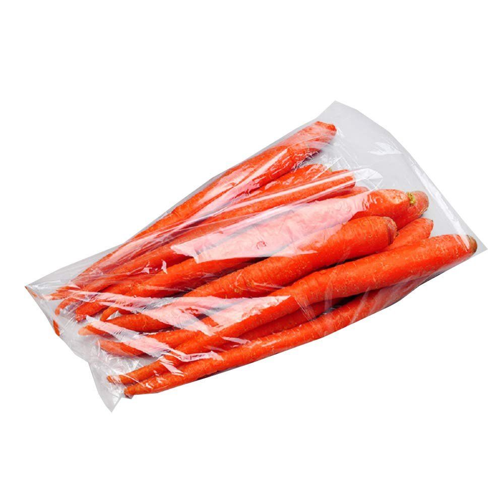 Pack of 1000 gusseted Hole Vented Bags 12 x 6 x 24 Open End Polyethylene Bags 12x6x24 Thickness 1 mil Ultra Thin Design Plastic 