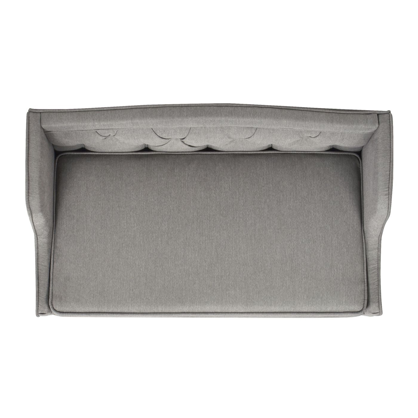 Jennifer Taylor Home Robin 35' Tufted Wingback Pet Sofa Bed, Medium, Uptown Gray Stain Resistant High Performance Polyester