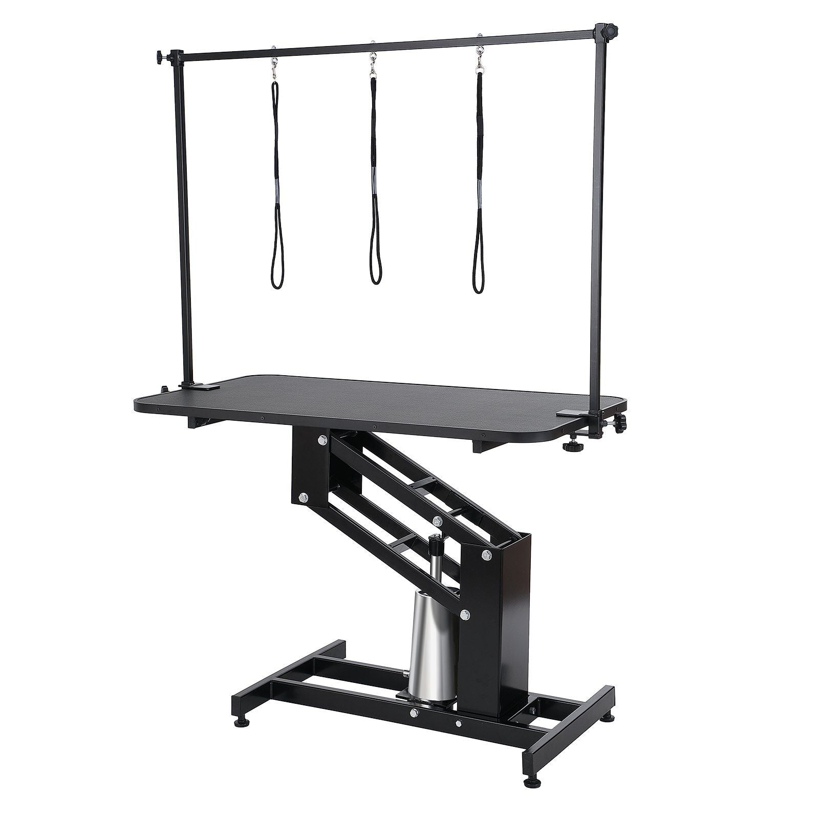 VEVOR 43 Hydraulic Pet Grooming Table, Heavy Duty Dog Grooming Arm for Medium/ Small Dogs, Height Adjustable Dog Grooming Statio