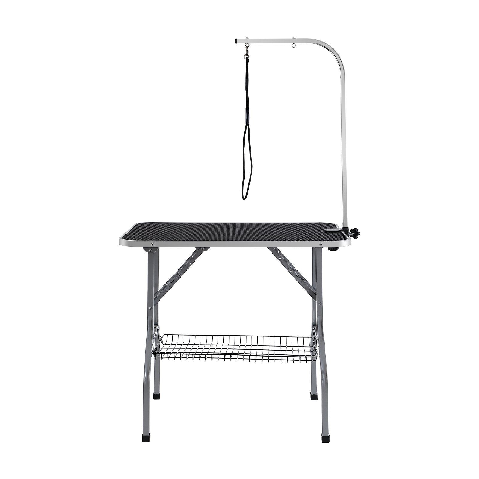 VEVOR Pet Grooming Table Arm with Clamp, 36x24 Dog Grooming Station, Foldable Pets Grooming Stand for Medium and Small Dogs,