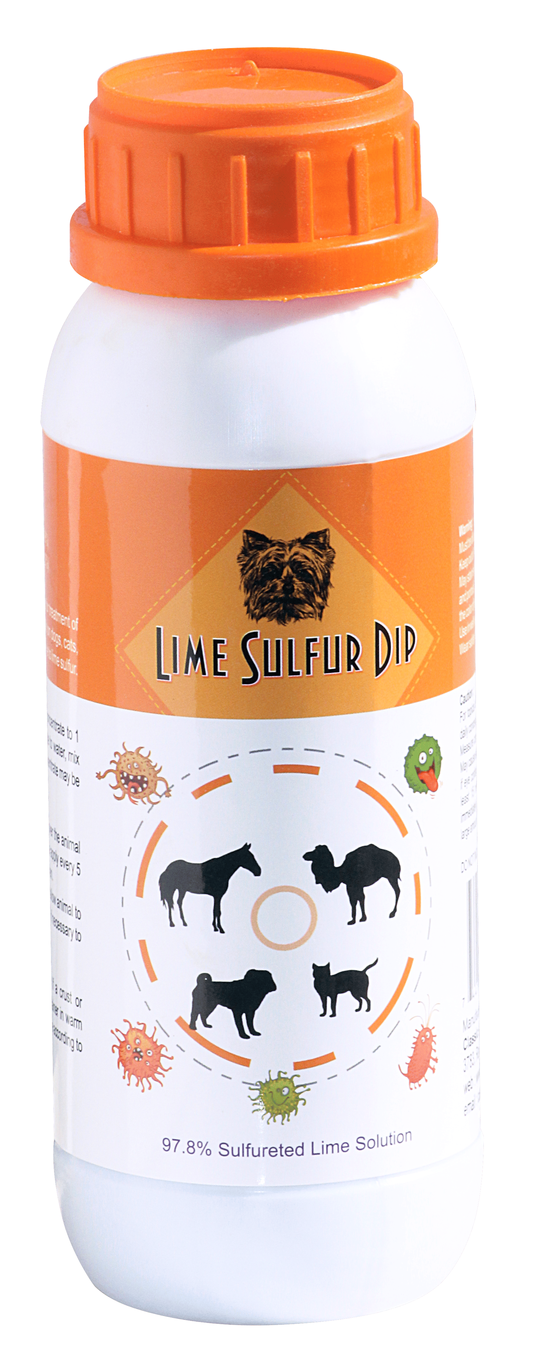 Healthy Paw Life - Lime Sulfur Dip - Pet Care For Itchy And Dry Skin - Xtra Strength Formula - Safe Solution For Dog, Cat, Puppy, Kitten, Horse (16 Oz)
