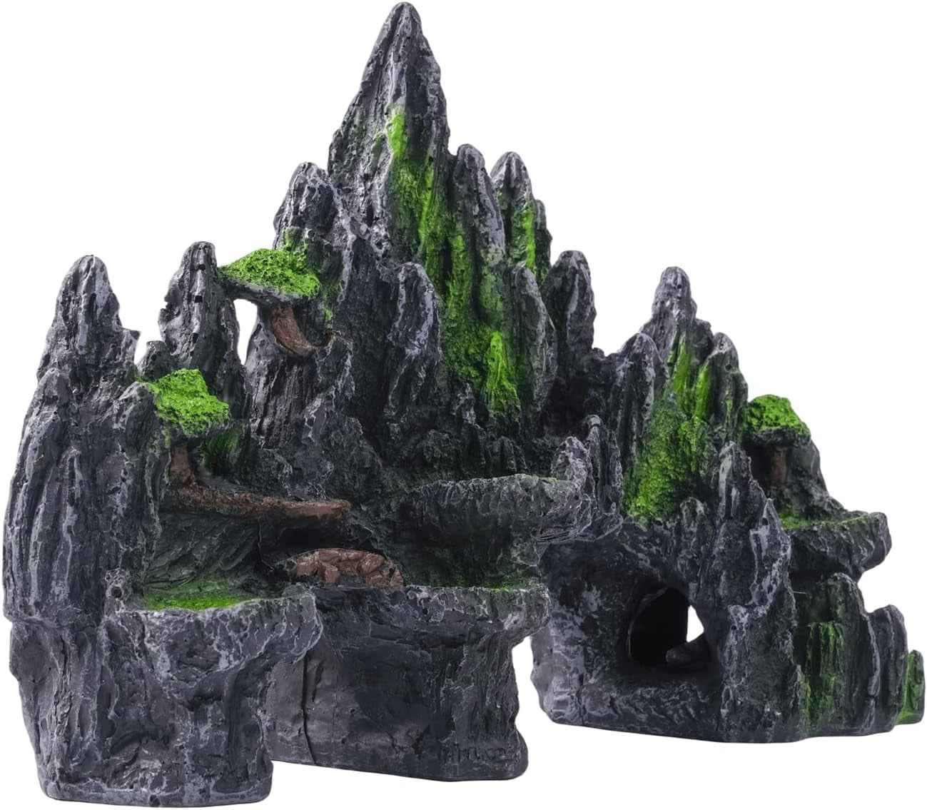 Large Fish Tank Decoration Mountain Cave Bridge Ornament