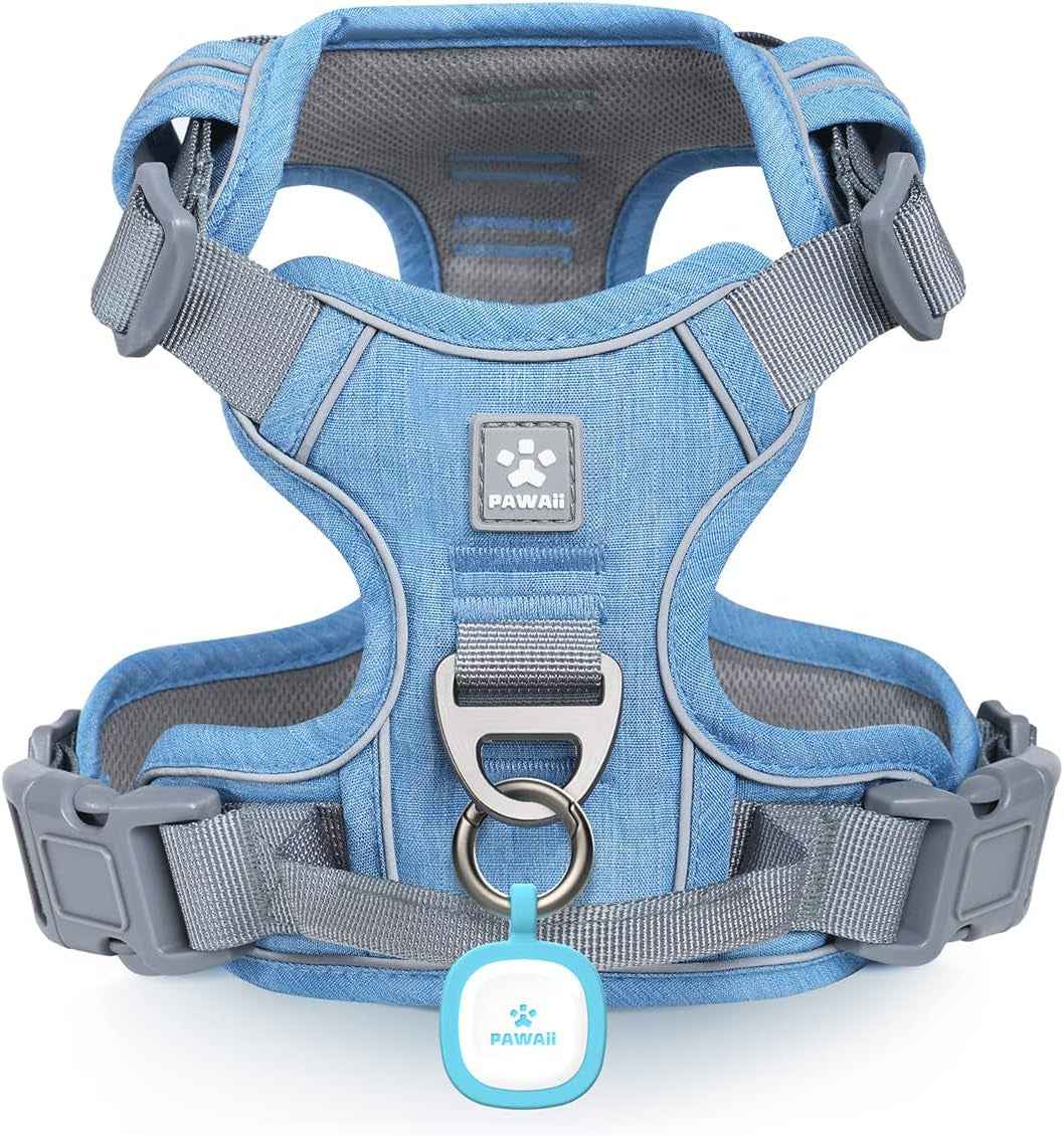 No-Pull Reflective Dog Harness with ID Tag