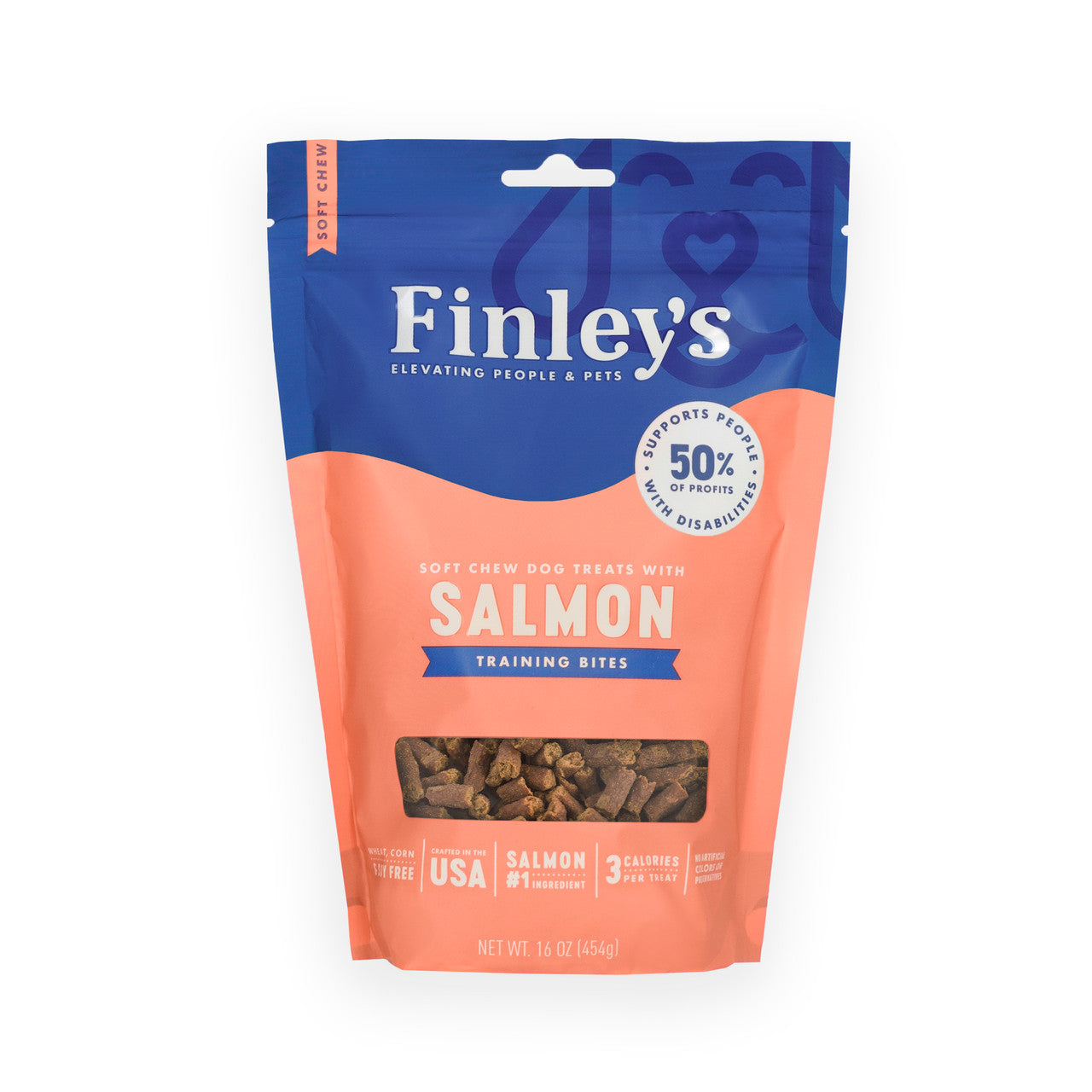 FNLY DOG TRNG BTS SALMON ( 6 X 16 OZ   )