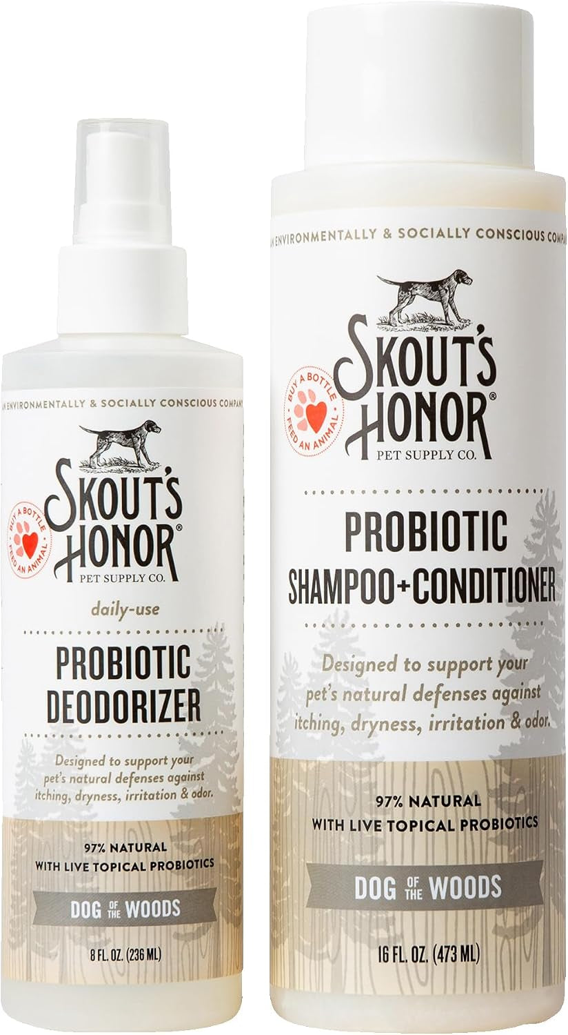 Happy Puppy Probiotic Grooming Bundle  Shampoo, Conditioner & Deodorizer