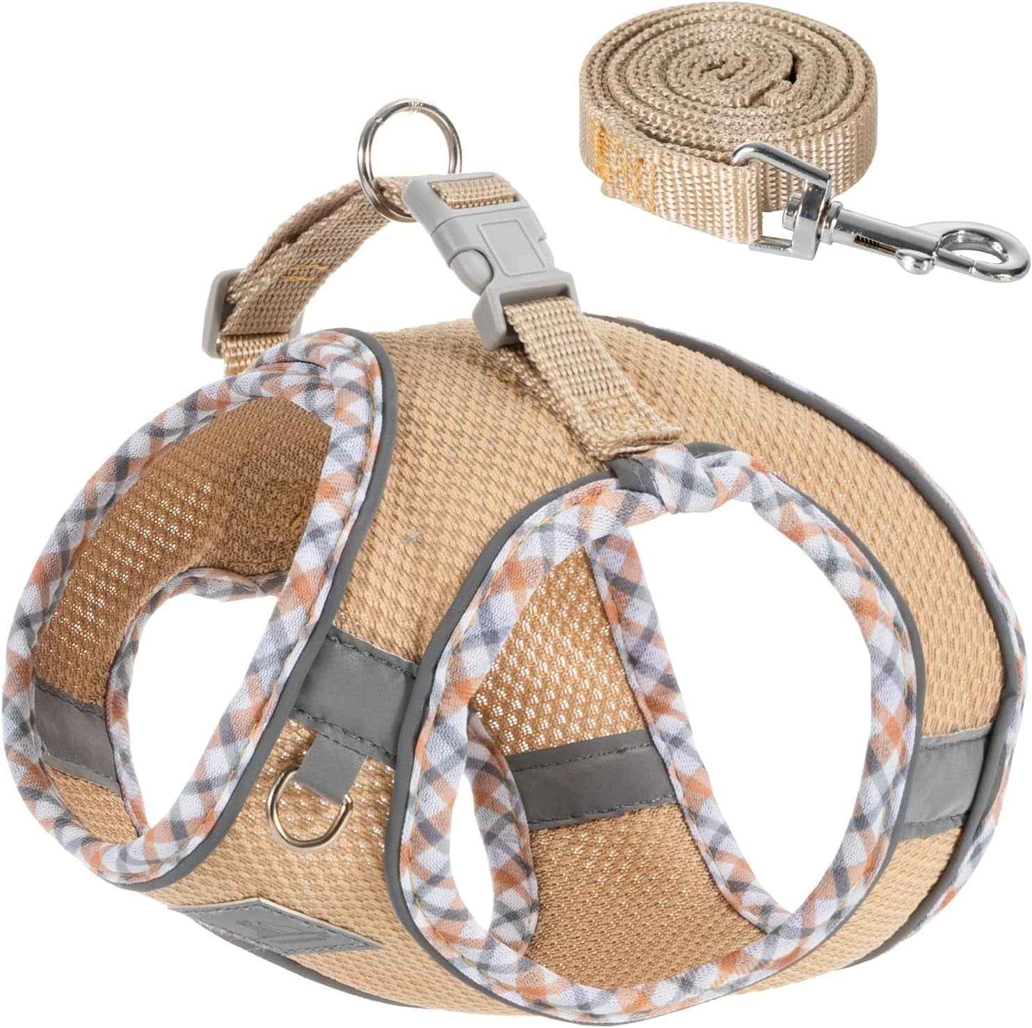 Reflective Step-In Dog Harness & Leash Set, No-Pull