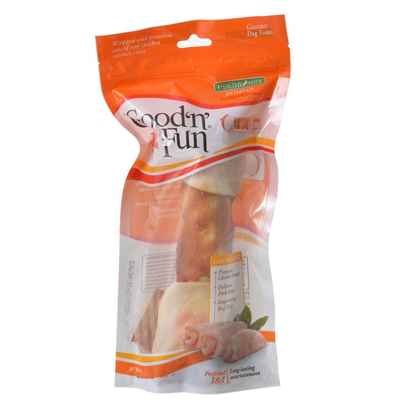 Healthy Hide Goodn Fun Triple-Flavor Chews Large Beef, Pork and Chicken
