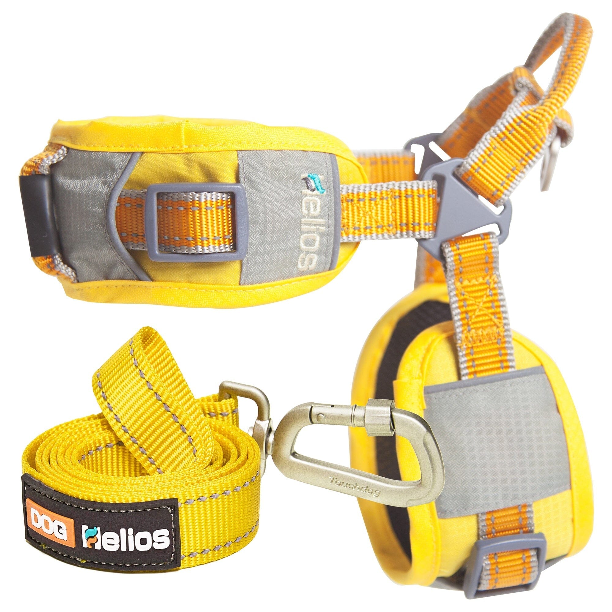Dog Helios 'Geo-turf' Performance Adjustible and Reflective Dog Harness and Leash