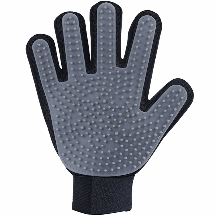 Premium Silicone Pet Grooming Gloves - Gentle Deshedding & Massage for Dogs & Cats