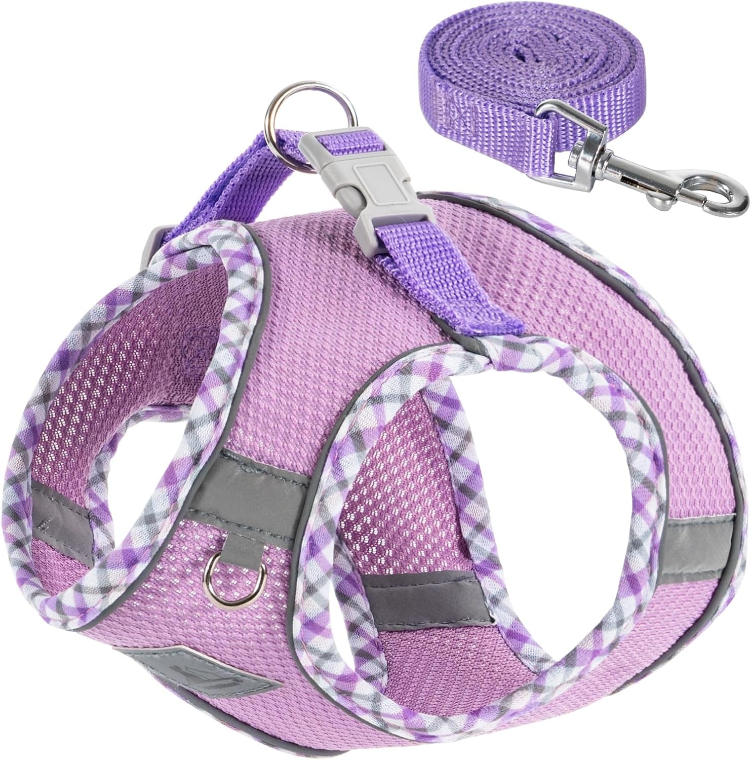 Reflective Harness and Leash Set for Small Dogs & Cats