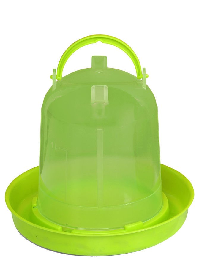 Economy Plastic Poultry Waterer – Durable Snap-Together Chicken Waterer, 1.5L / 3L / 5L