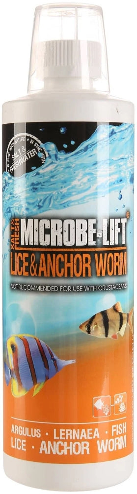 Microbe-Lift Remover And Treatment For Lice And Anchor Worms In Fish Tanks, 16Oz