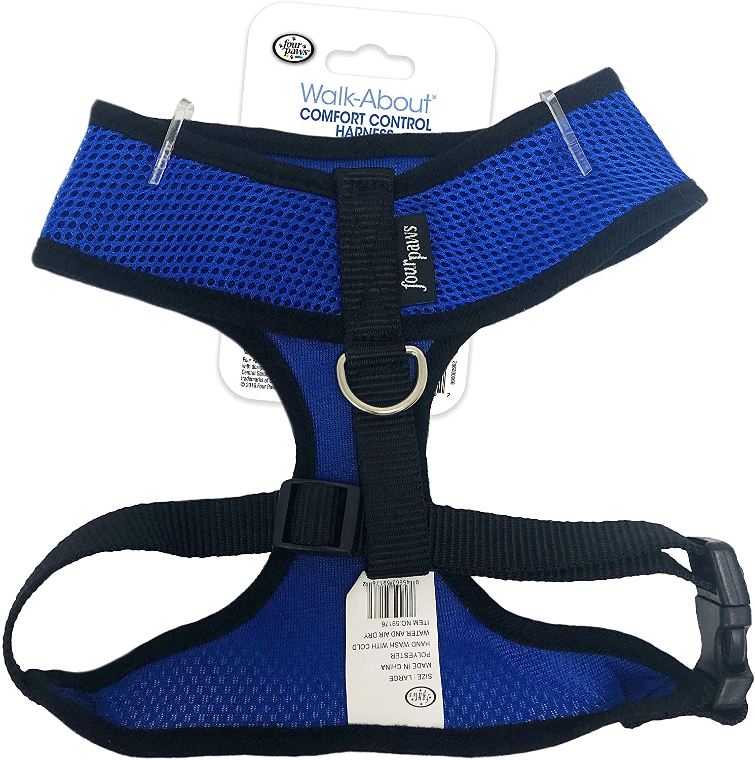 Four Paws Comfort Control Harness Blue