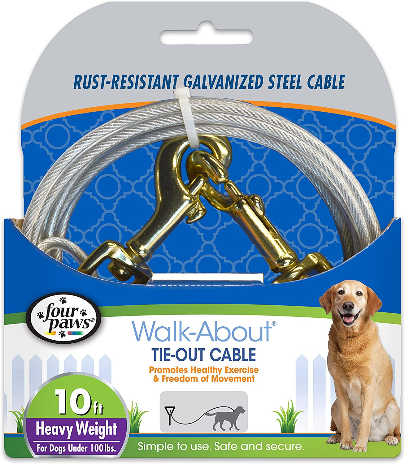 Four Paws TieOut Cable Heavy Weight