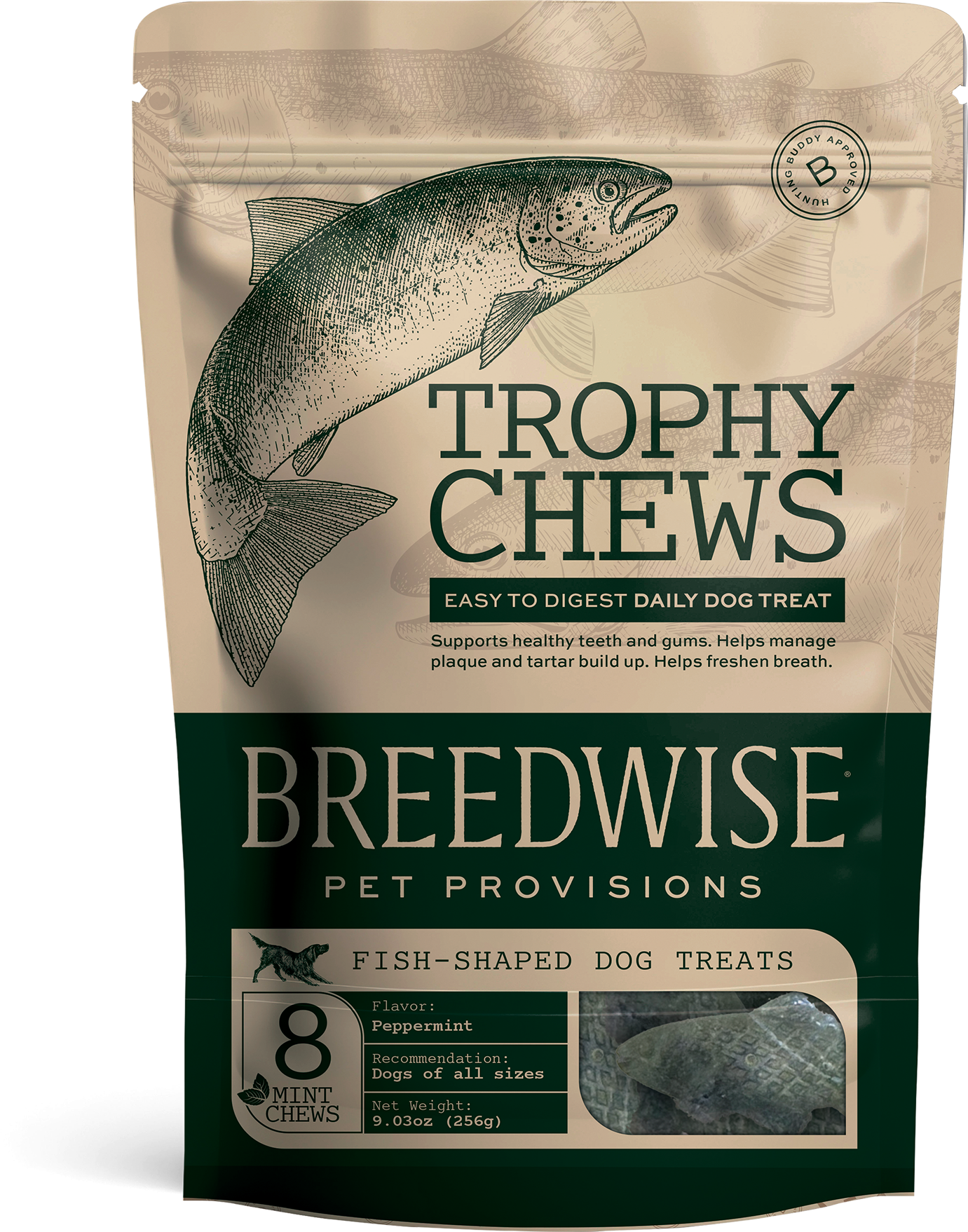 Trophy Chews Fish-Shaped Dental Treats