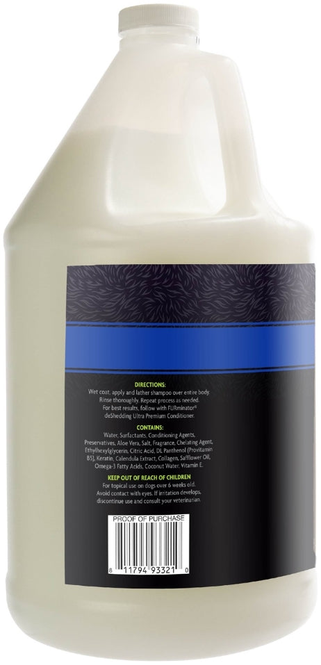 Furminator Deshedding Ultra Premium Shampoo With Pump, 1 Allon, Shampoo For Dogs Helps Reduce Excess Shedding