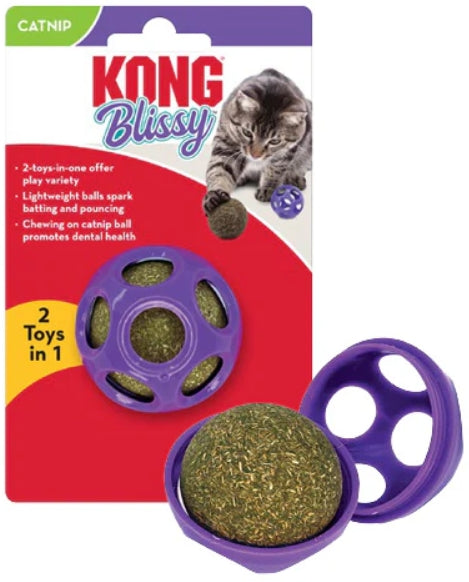 Kong Blissy Moon Catnip Ball Toy For Cats