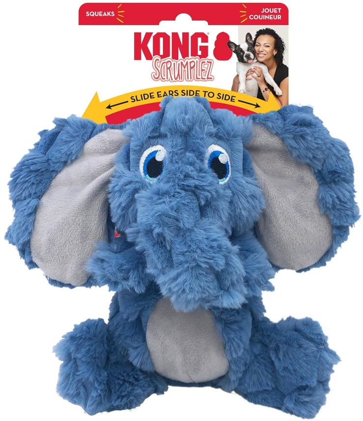 Kong Scrumplez Elephant Dog Toy Medium