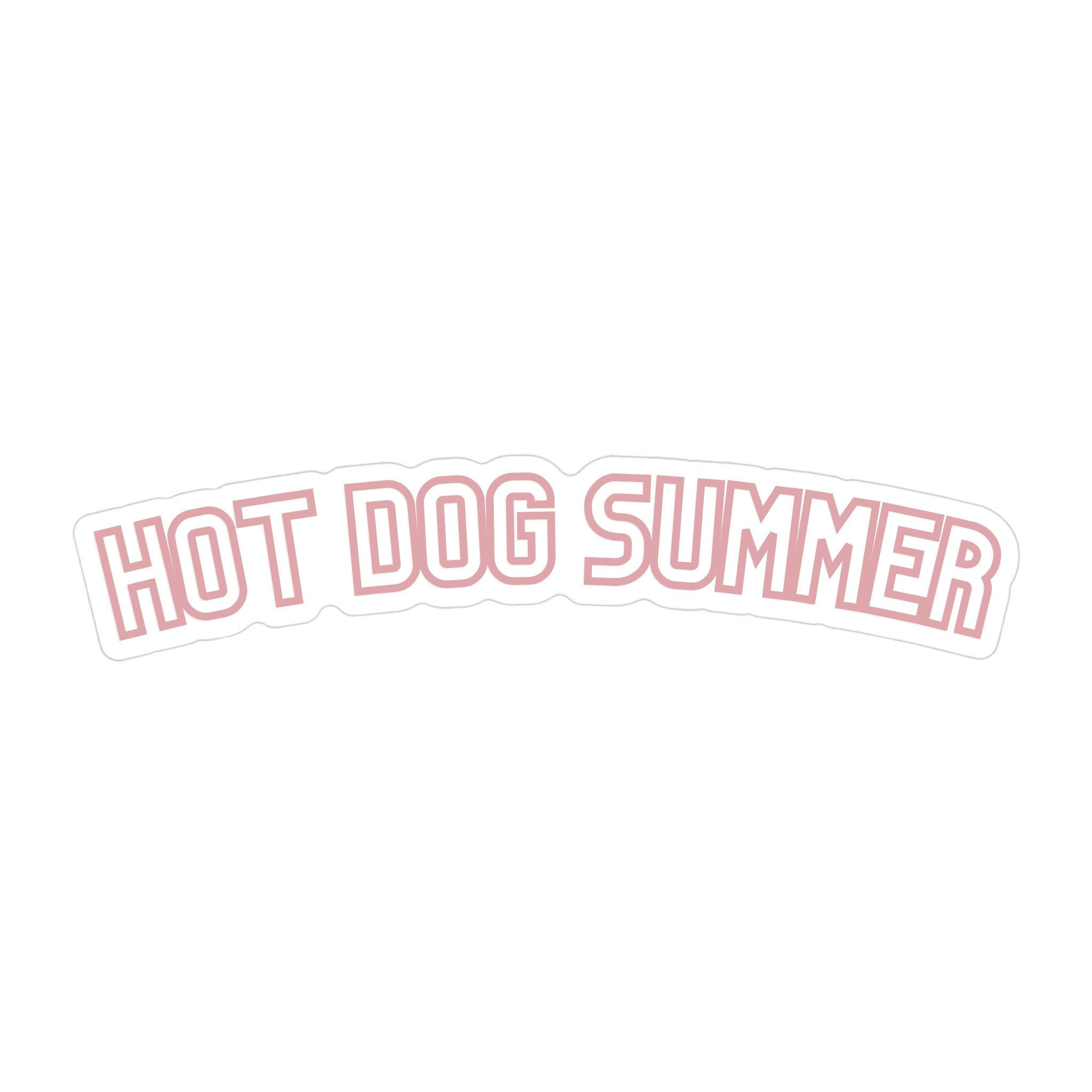 Hot Dog Summer Sticker