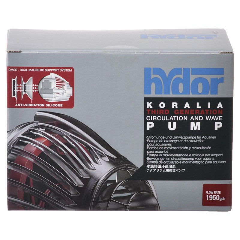 Ferplast Hydor 60701150 Koralia 3G Third Generation Circulation Pump,1950Gph/6.3Watt