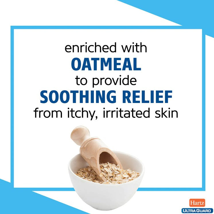 Hartz Ultraguard Rid Flea & Tick Oatmeal Dog Shampoo, Model:3270002305