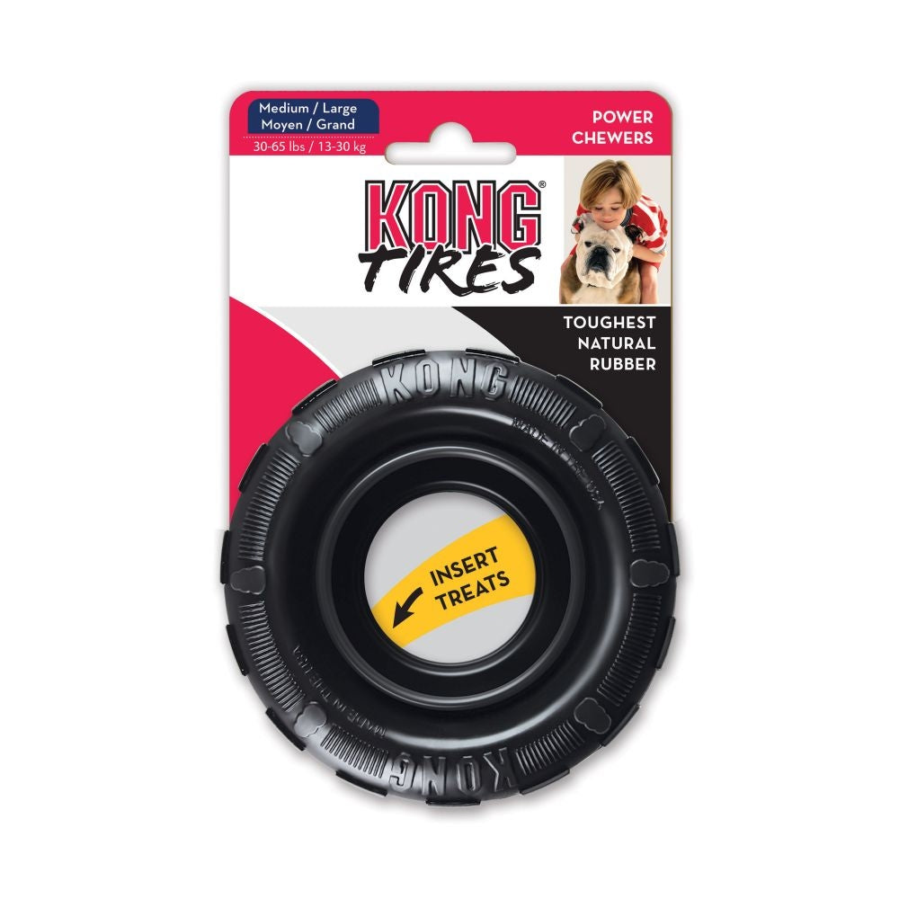 (3 Pack) Kong Tires Extreme Dog Toy, Medium/Large