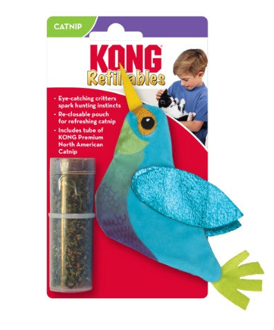 Kong Company 38745808: Refillables Critter Catnip Cat Toy, Hummingbird