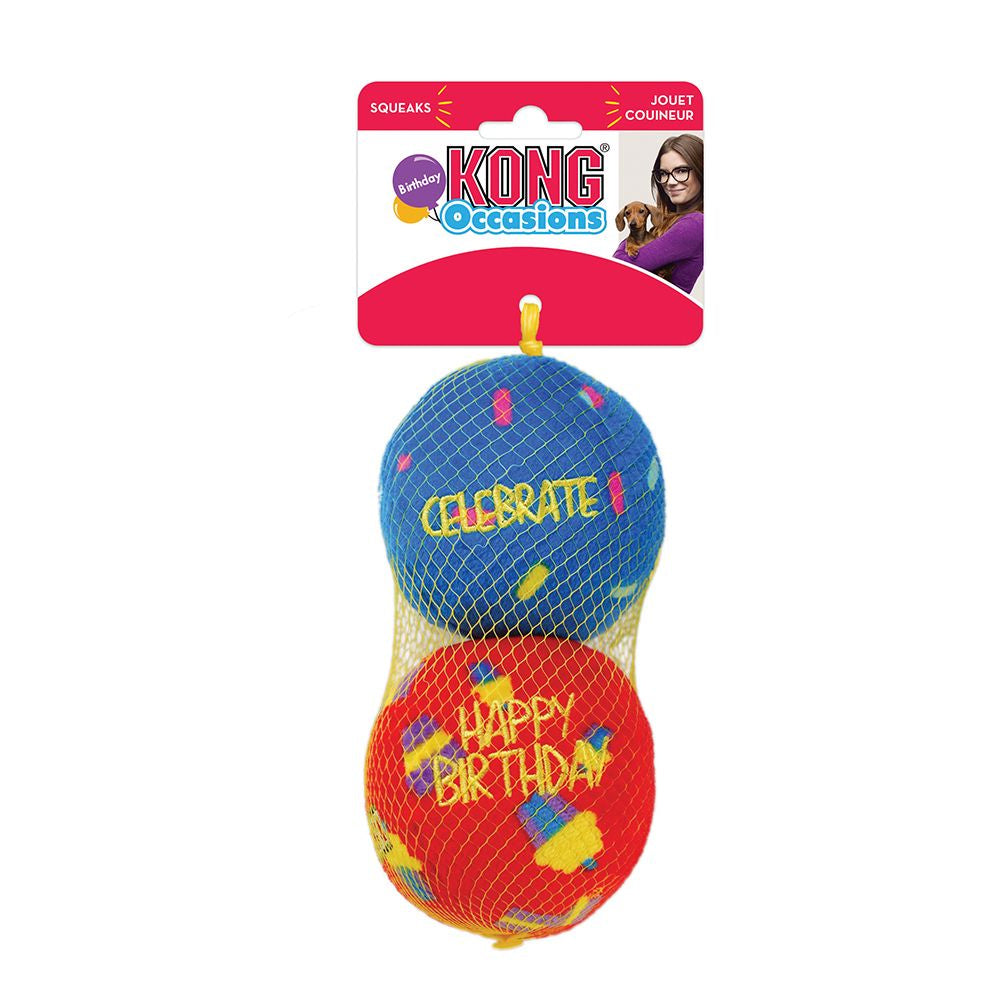 Kong Occasions Birthday Balls Dog Toy, Small