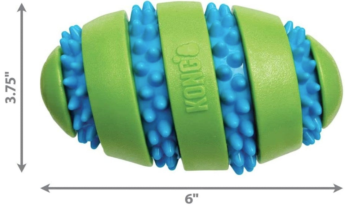 Kong Squeezz Goomz Football Lg