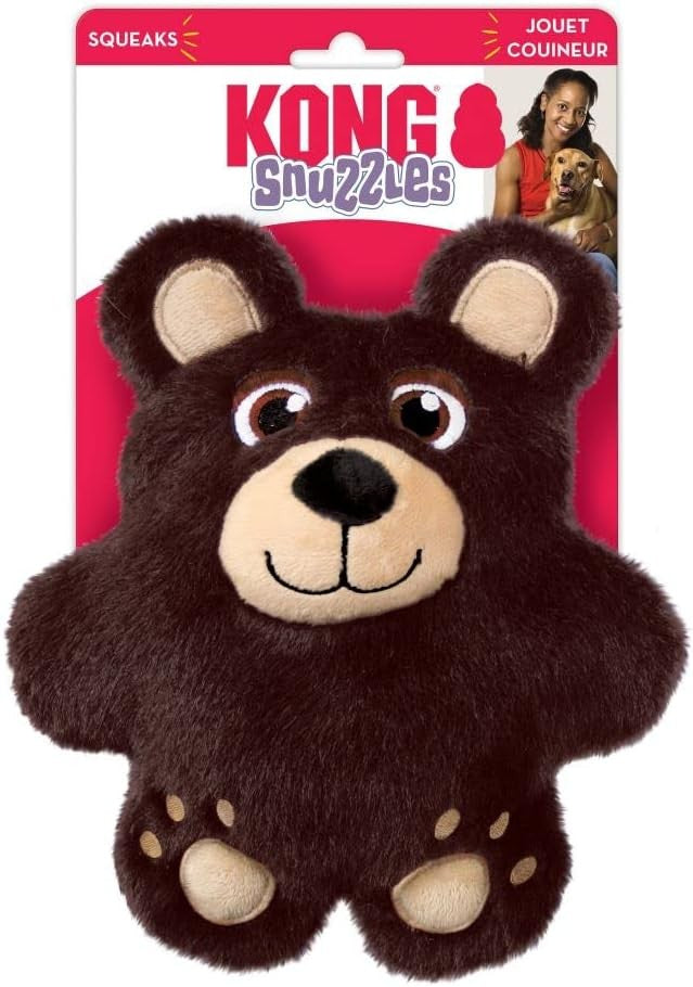 Kong Snuzzles Bear Dog Toy