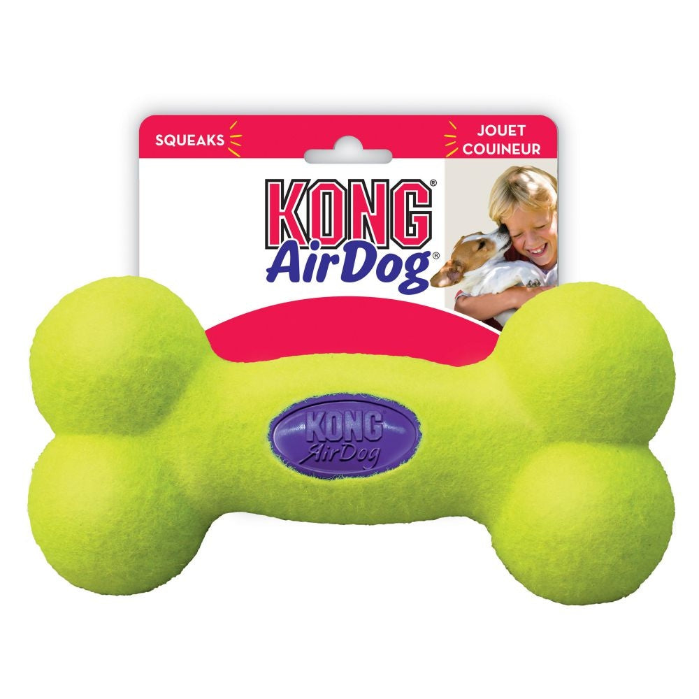 Kong Air Dog Yellow Bone Dog Toy Size, Small