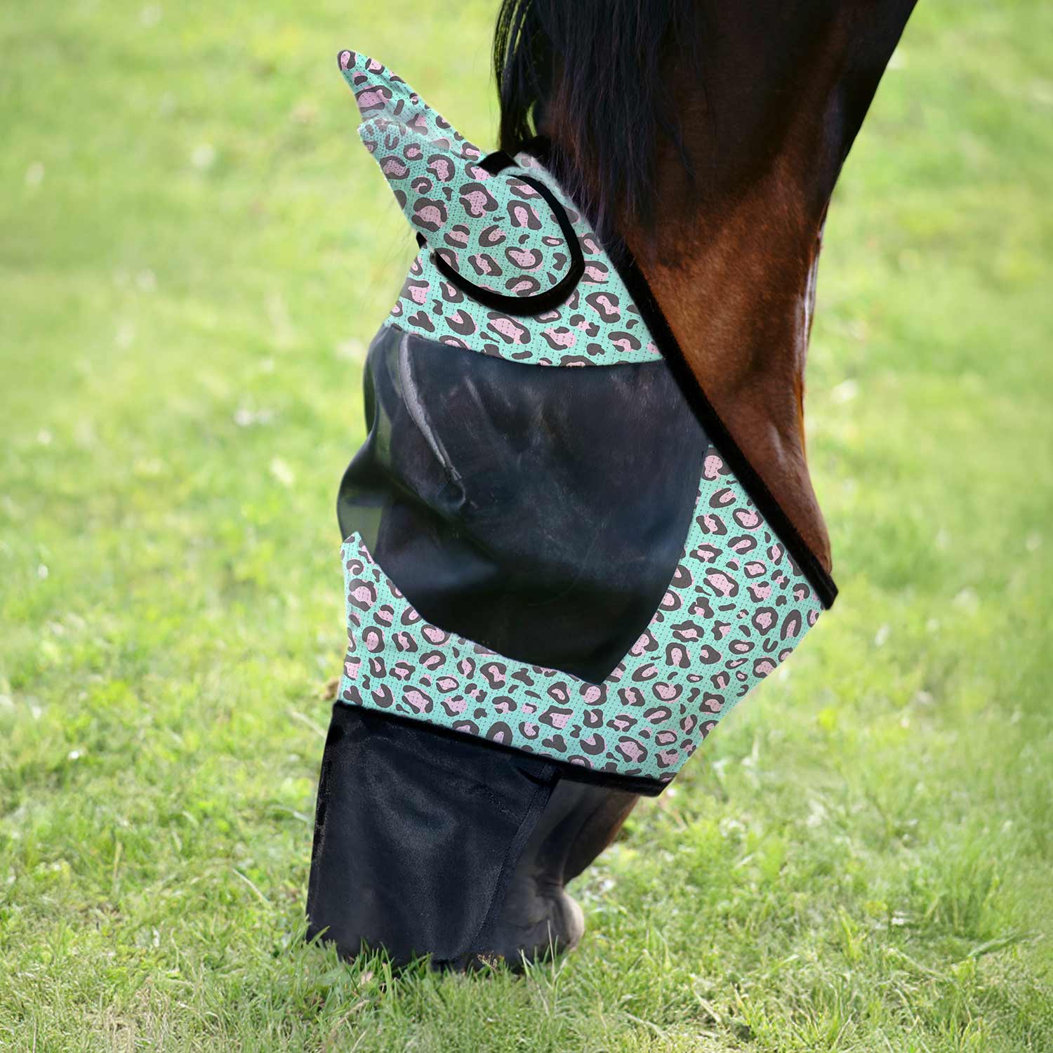 Jeffers Expression Deluxe Mesh Horse Fly Mask with Ears and Nose