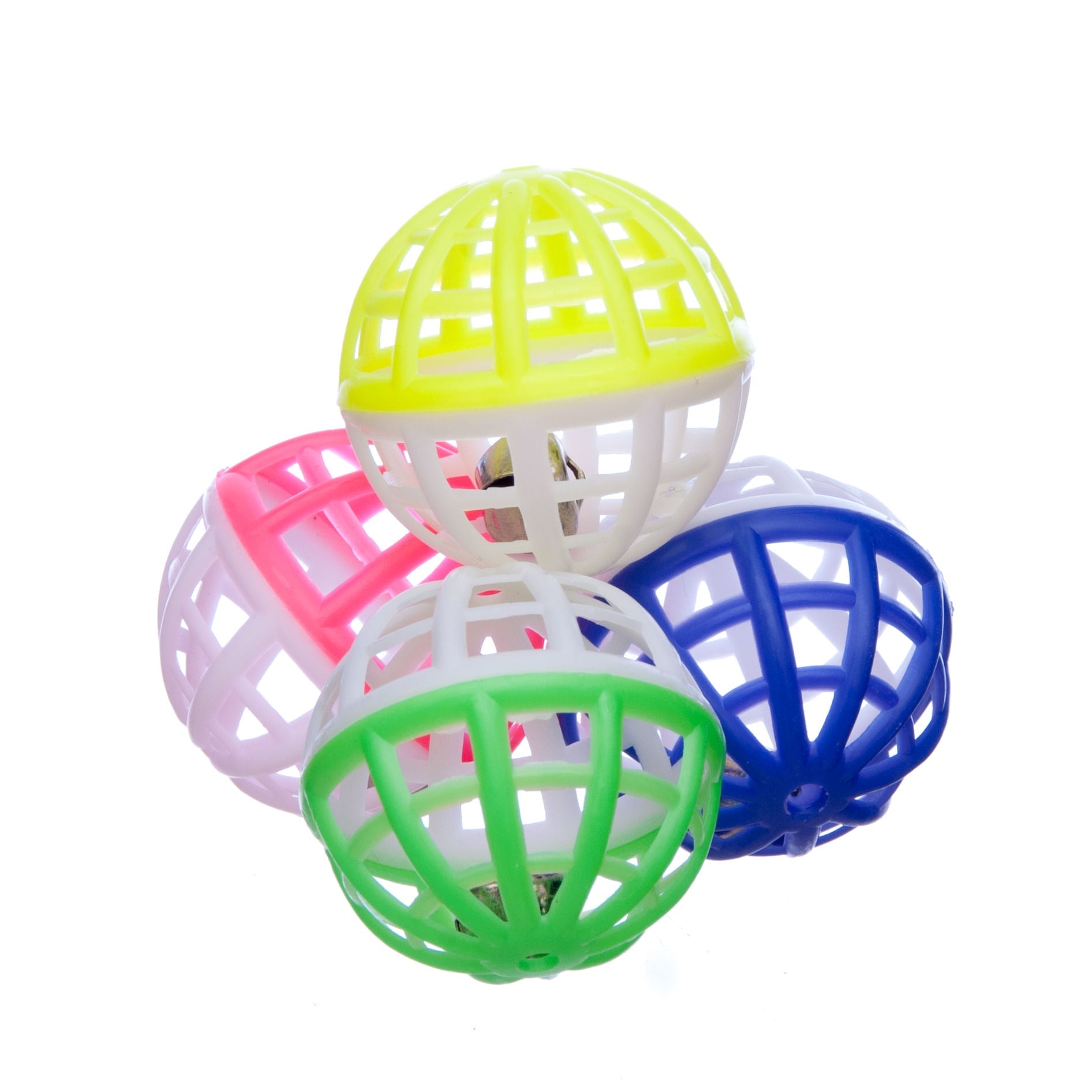 Jeffers Jingle Balls Cat Toy, 4 Pack
