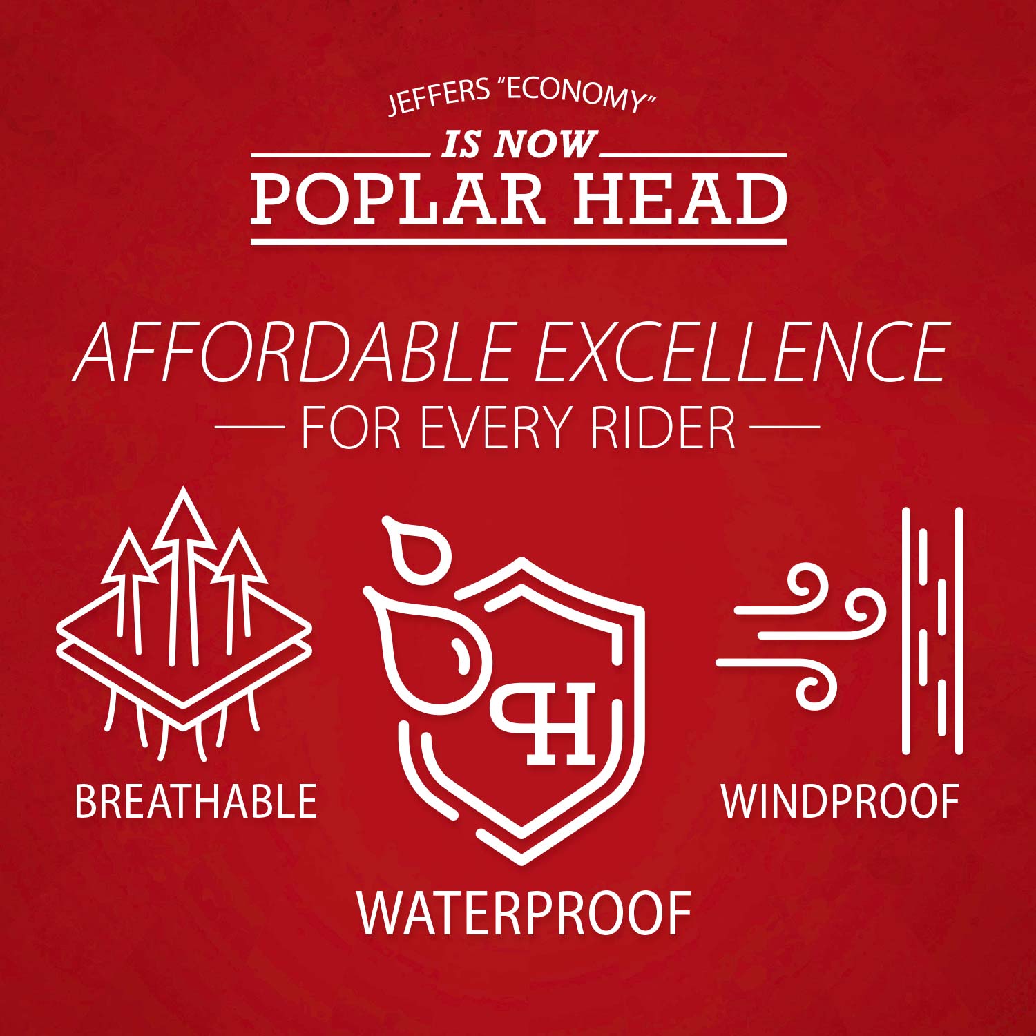 Jeffers Poplar Head "Refuge" 1200D Medium Weight Turnout Blanket, 240g - Waterproof, Breathable Horse Blanket