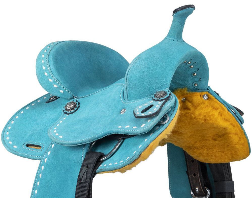 King Series Stratford Suede Barrel Saddle