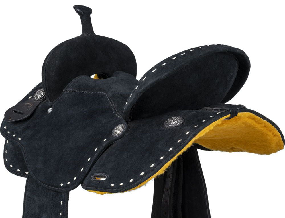 King Series Stratford Suede Barrel Saddle