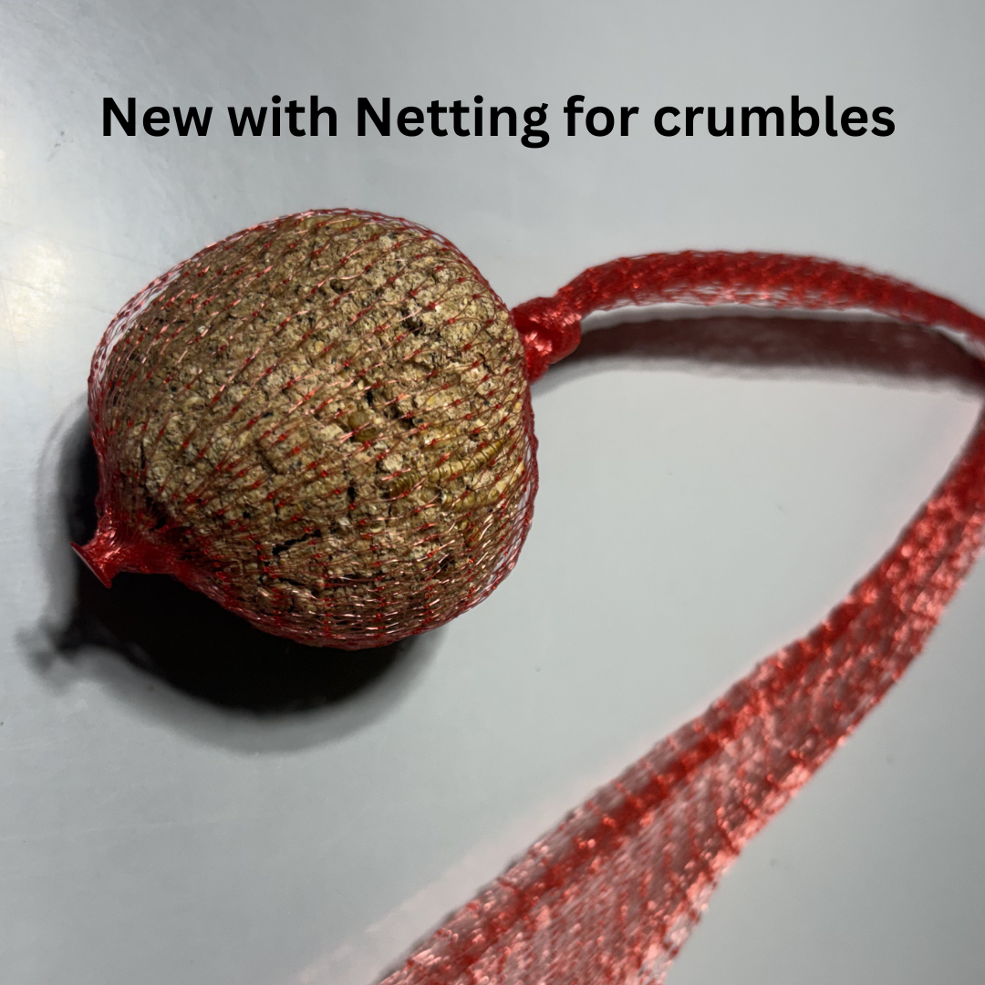 Quail & Gamebird Knödel — Enrichment Feed Ball with Mealworms 2 pack