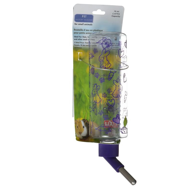 Lixit Clear Hamster Water Bottle 16 Oz - Pack Of 10