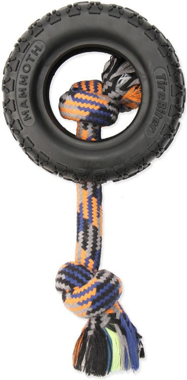 Mammoth Tirebiter Ii Rope Dog Toy 6' Long - Pack Of 4