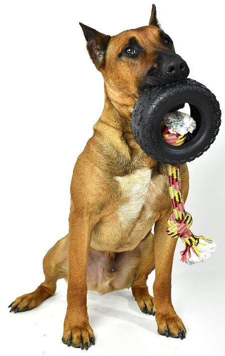 Mammoth Pet Products 43735018: Tirebiter Ii With Rope Dog Toy, Xl