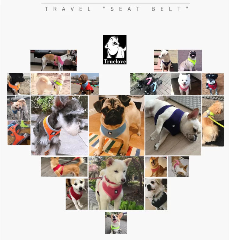 TrueLove Comfortable Soft Breathable Dog Harness TLH1911