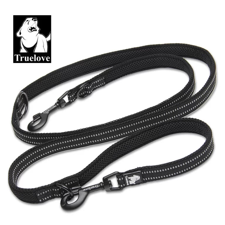 TrueLove TLL2411  -7 in 1 Multi-Function Leash Multiple Features for Convenient Pet Walking and Control