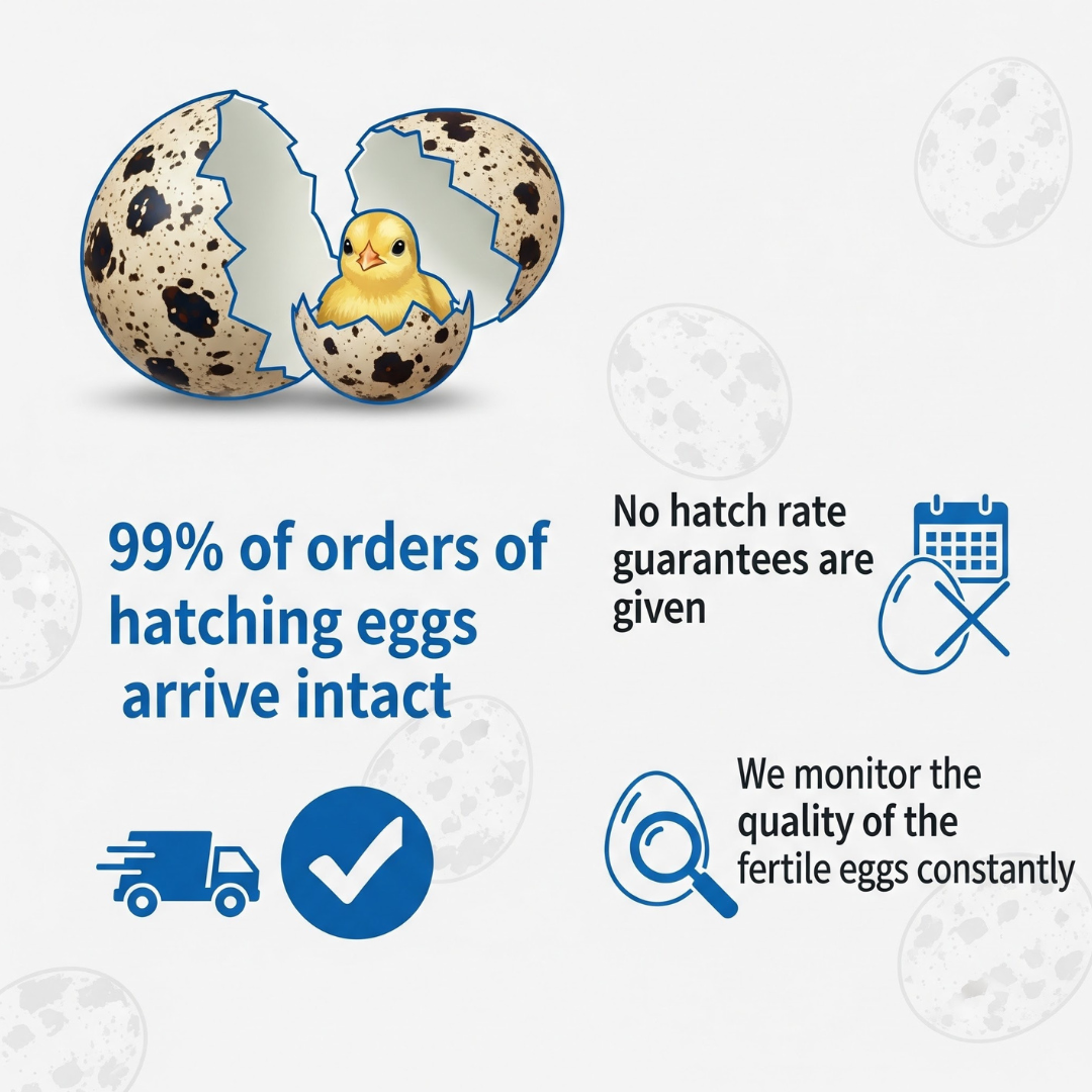Midnight Velvet Quail Hatching Eggs – Premium Tibetan & Rosetta Coturnix Breeding Stock