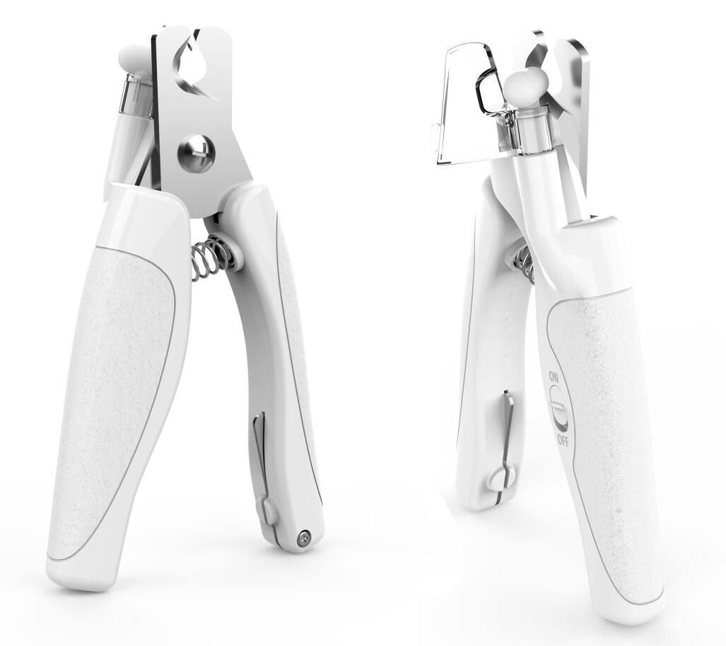 Pet Life ® Clip-Tronic LED Lighting and USB Charging Precision Cat and Dog Nail Clipper