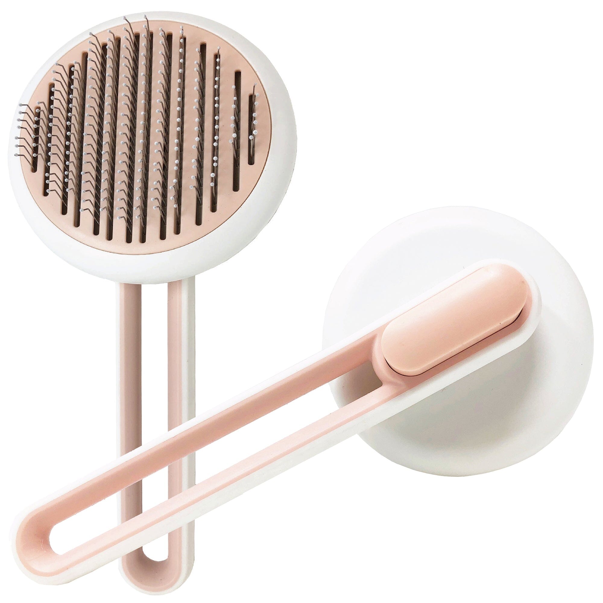 Pet Life ® Concepto Modern Bristle Grooming Pet Deshedder Comb